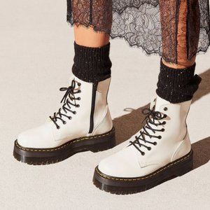 Dr. Martens Jadon Lace-Up Boots White